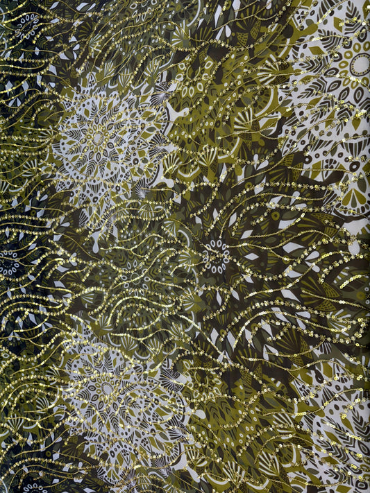 Jungle Radiance Rye Embroidery