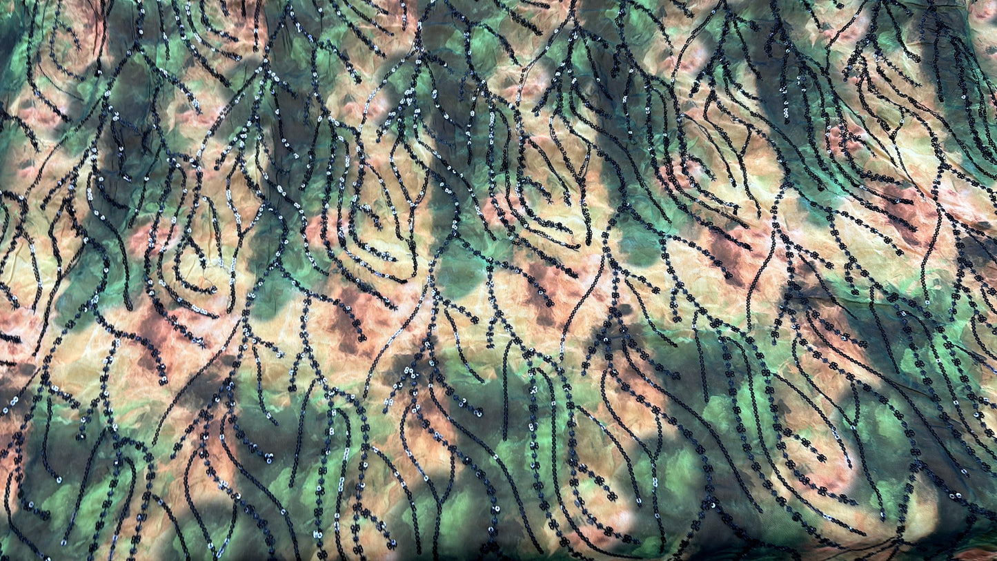 Jungle Mist Rye Embroidery