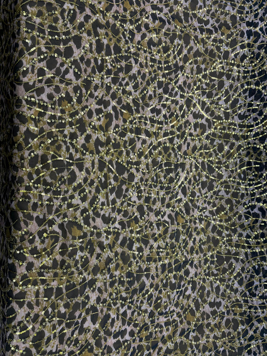 Shadow Leopard Rye Embroidery